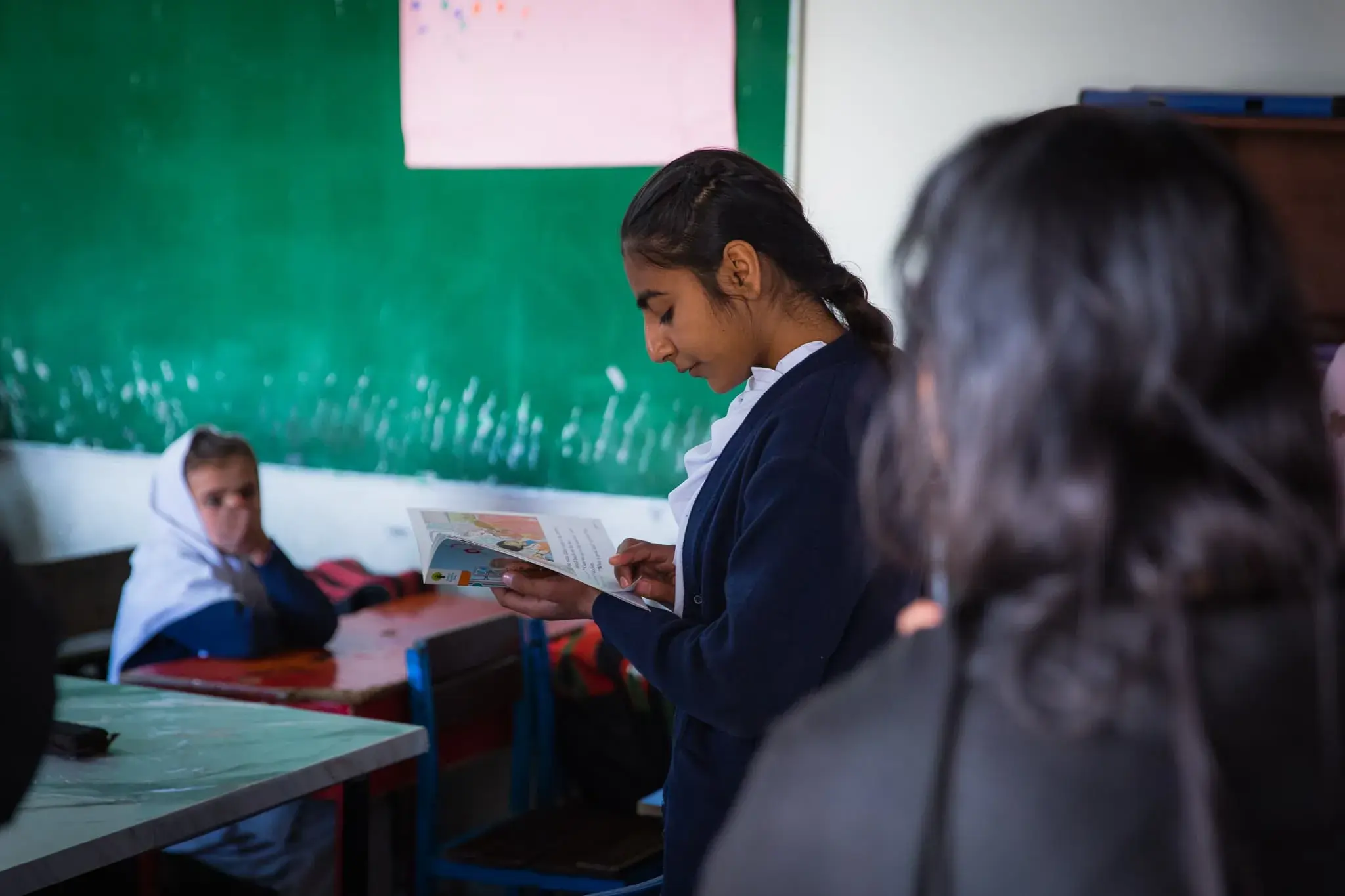 Reading student