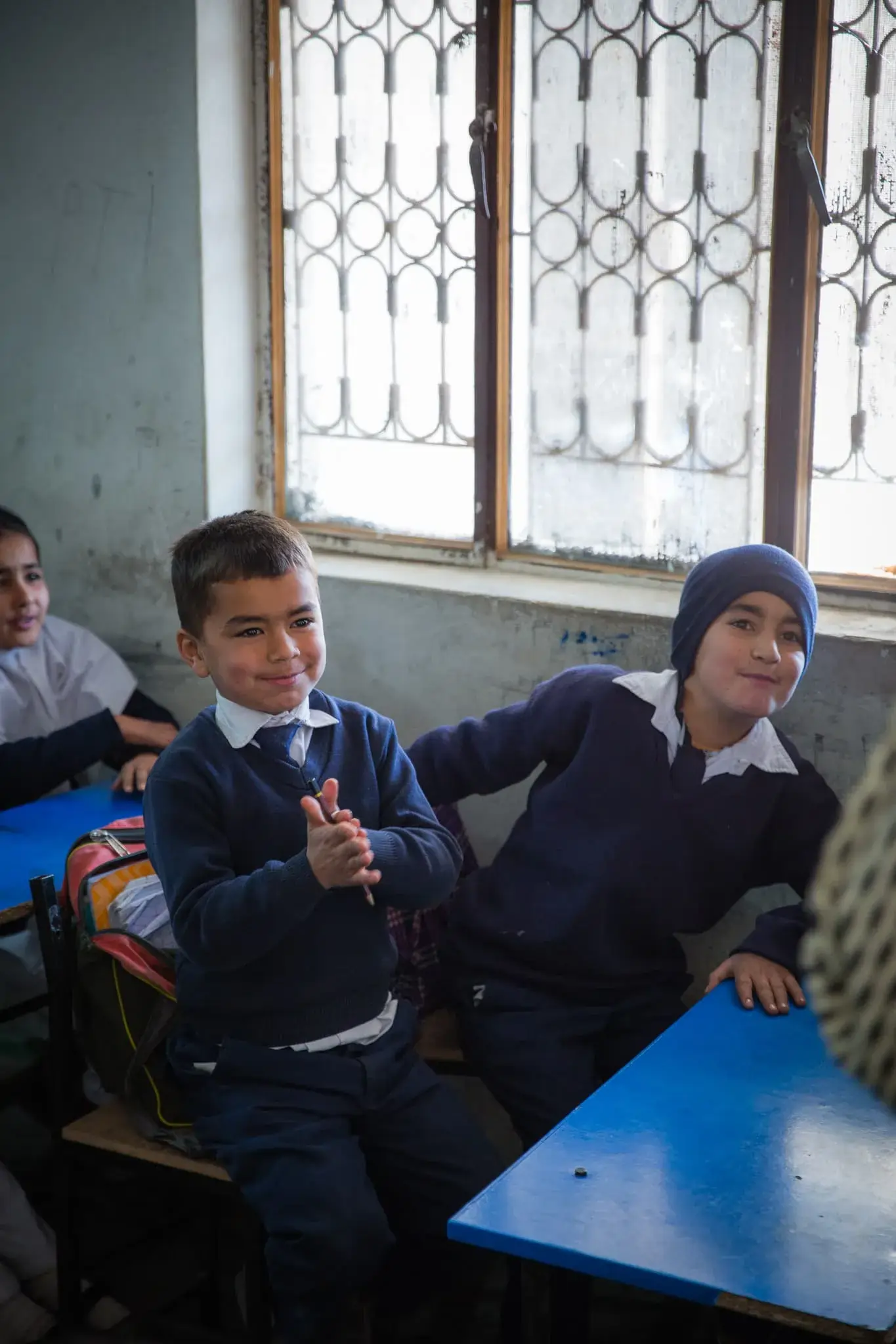 Happy students